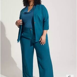 Plus Size - Studio Linen Blazer - Torrid-Size 4X-NWOT